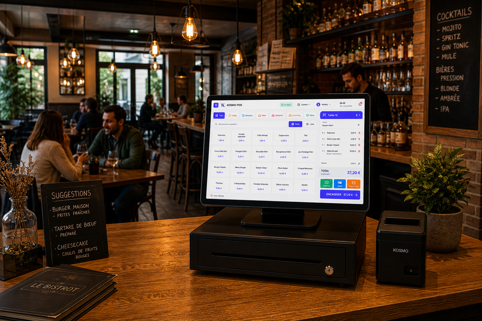 Terminal de caisse tactile KOSMO POS